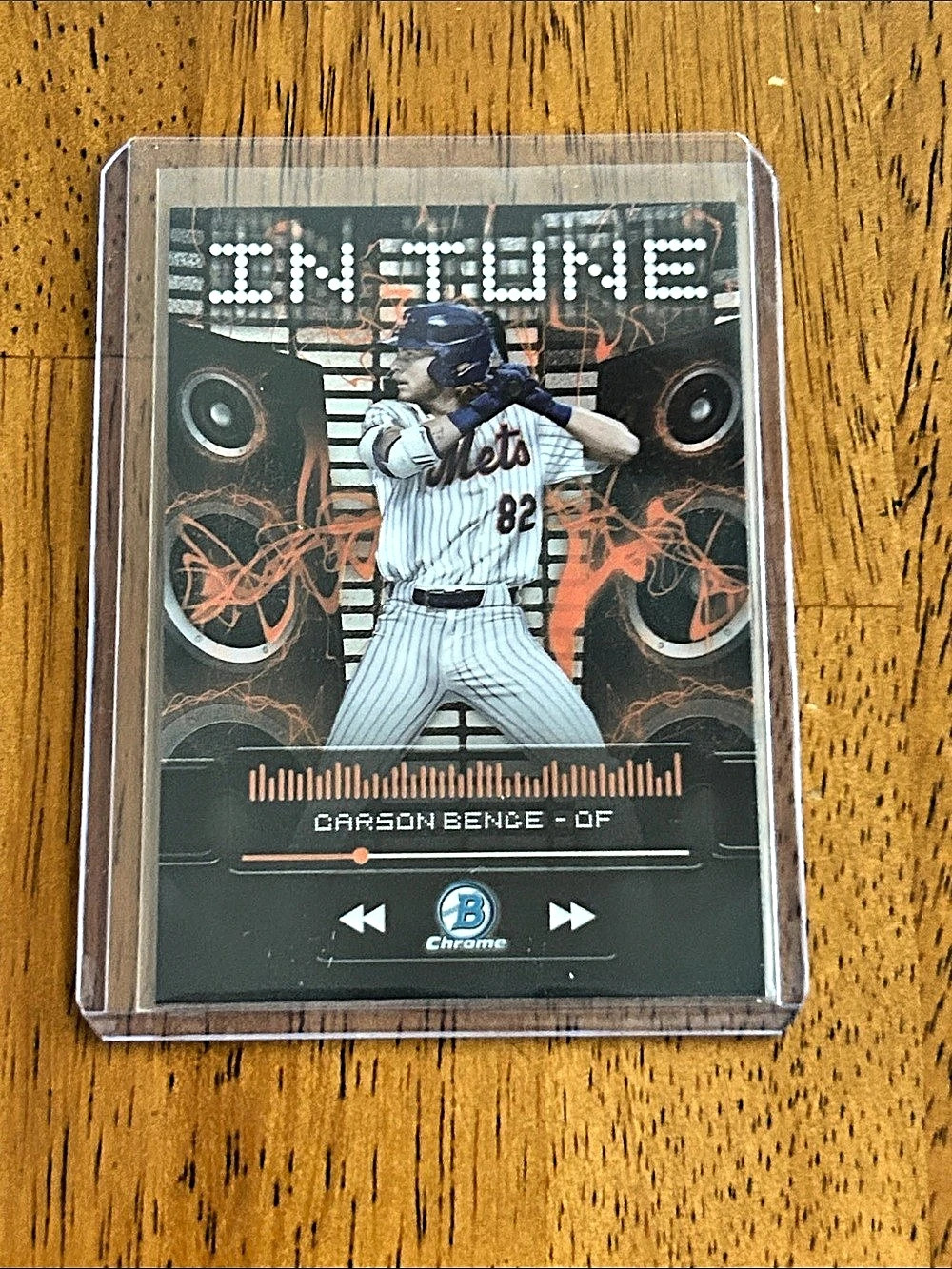 2024 Bowman Draft - In Tune Carson Benge #IT-10 (RC)